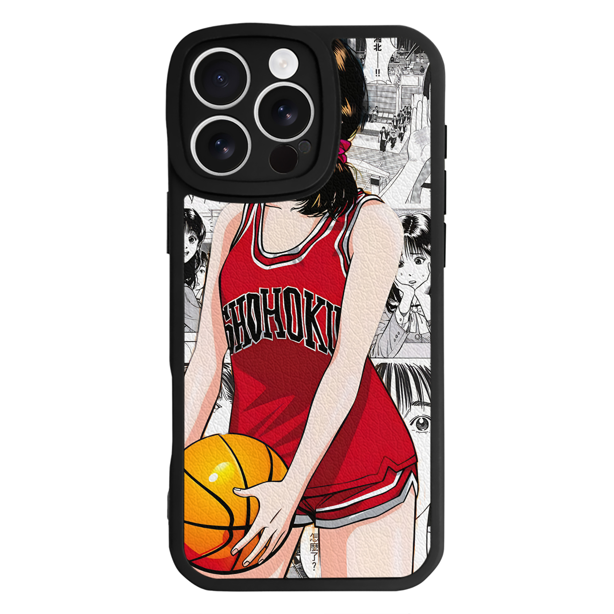 （画像用） SLAM DUNK／スラムダンク 【iPhone 16シリーズ対応】シリコンスマホケース（レザー調） 材質：シリコン